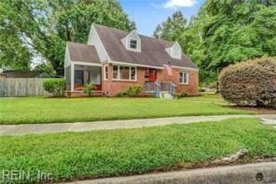 Stunning brick Cape Cod, beautifully renovated and ready for you on Sewells Point Golf Course in Virginia - for sale on GolfHomes.com, golf home, golf lot