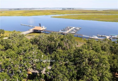 Enjoy front-row views of the Hampton River and Little St. Simons on The King and Prince Golf Course, Home of the Hampton Club in Georgia - for sale on GolfHomes.com, golf home, golf lot