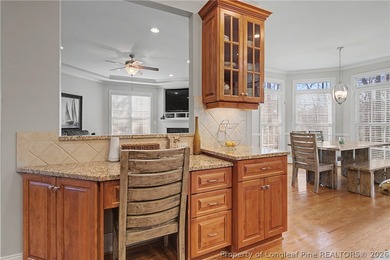 Welcome to this stunning executive all-brick home, tucked behind on Anderson Creek Golf Club in North Carolina - for sale on GolfHomes.com, golf home, golf lot