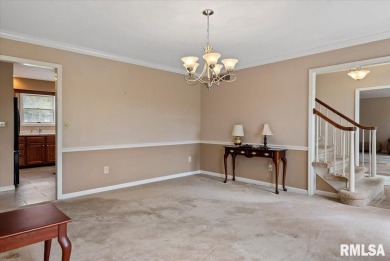 A stately find on the Jacksonville Country Club golf course.  A on Jacksonville Country Club in Illinois - for sale on GolfHomes.com, golf home, golf lot