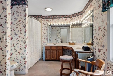 A stately find on the Jacksonville Country Club golf course.  A on Jacksonville Country Club in Illinois - for sale on GolfHomes.com, golf home, golf lot