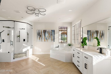 Discover this stunning residence nestled within the gated on The Country Club At DC Ranch in Arizona - for sale on GolfHomes.com, golf home, golf lot