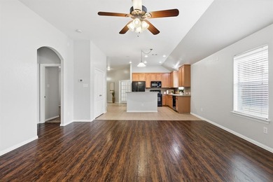 Single-story living, greenbelt views, and the Lantana on Lantana Golf Club in Texas - for sale on GolfHomes.com, golf home, golf lot