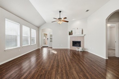 Single-story living, greenbelt views, and the Lantana on Lantana Golf Club in Texas - for sale on GolfHomes.com, golf home, golf lot