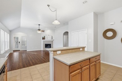 Single-story living, greenbelt views, and the Lantana on Lantana Golf Club in Texas - for sale on GolfHomes.com, golf home, golf lot