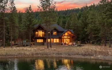 Experience the charm of Tumble Creek in this custom mtn home on Suncadia Resort in Washington - for sale on GolfHomes.com, golf home, golf lot