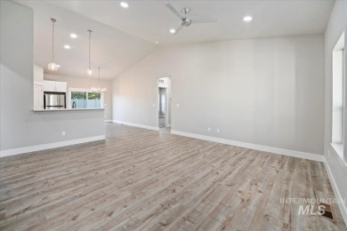 Step into comfort and convenience with this brand new custom on Hunters Point Golf Club in Idaho - for sale on GolfHomes.com, golf home, golf lot