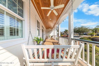 This classic southern style low country home in Winding River on Carolina National Golf Club in North Carolina - for sale on GolfHomes.com, golf home, golf lot