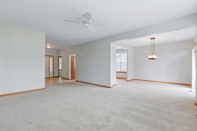 Beautiful, move-in ready RANCH home is nestled on one of the on Carillon Lakes 3 Hole Course in Illinois - for sale on GolfHomes.com, golf home, golf lot