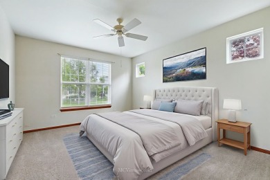 Beautiful, move-in ready RANCH home is nestled on one of the on Carillon Lakes 3 Hole Course in Illinois - for sale on GolfHomes.com, golf home, golf lot