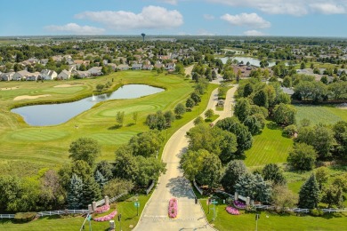 Beautiful, move-in ready RANCH home is nestled on one of the on Carillon Lakes 3 Hole Course in Illinois - for sale on GolfHomes.com, golf home, golf lot