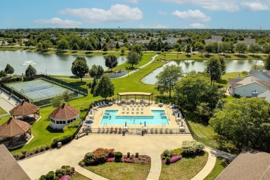 Beautiful, move-in ready RANCH home is nestled on one of the on Carillon Lakes 3 Hole Course in Illinois - for sale on GolfHomes.com, golf home, golf lot