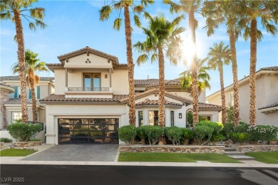 Perched on an elevated lot with panoramic golf and Red Rock on Red Rock Country Club in Nevada - for sale on GolfHomes.com, golf home, golf lot