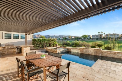 Perched on an elevated lot with panoramic golf and Red Rock on Red Rock Country Club in Nevada - for sale on GolfHomes.com, golf home, golf lot