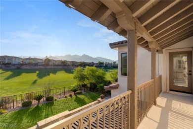 Perched on an elevated lot with panoramic golf and Red Rock on Red Rock Country Club in Nevada - for sale on GolfHomes.com, golf home, golf lot
