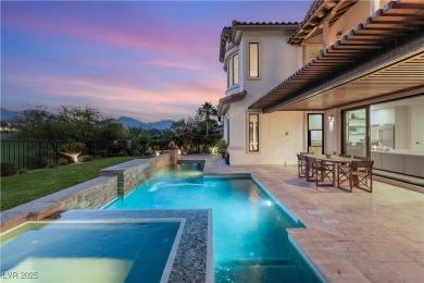 Perched on an elevated lot with panoramic golf and Red Rock on Red Rock Country Club in Nevada - for sale on GolfHomes.com, golf home, golf lot