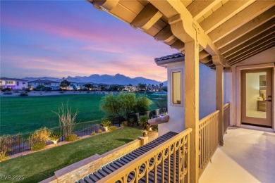 Perched on an elevated lot with panoramic golf and Red Rock on Red Rock Country Club in Nevada - for sale on GolfHomes.com, golf home, golf lot