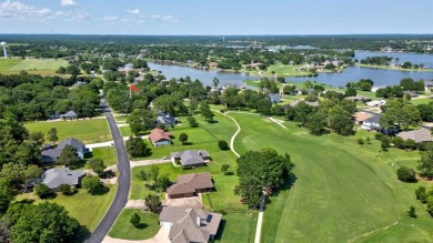 Stunning 5BR, 2.5BA golf course home with lake views on Hole #14 on Lake Kiowa Golf Course in Texas - for sale on GolfHomes.com, golf home, golf lot