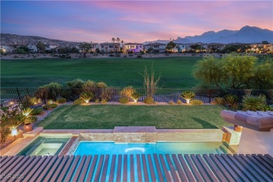 Perched on an elevated lot with panoramic golf and Red Rock on Red Rock Country Club in Nevada - for sale on GolfHomes.com, golf home, golf lot