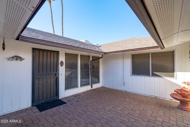 This well appointed three bedroom home sits on a beautiful golf on Sun City-Willow Creek / Willow Brook  in Arizona - for sale on GolfHomes.com, golf home, golf lot