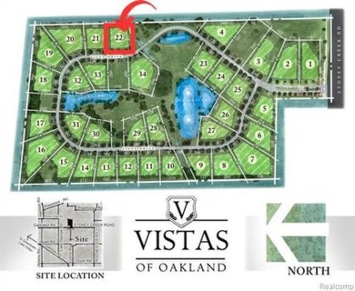 Welcome to the highly anticipated Vistas of Oakland, located in on The Myth Golf and Banquet - Beaver Creek Links in Michigan - for sale on GolfHomes.com, golf home, golf lot