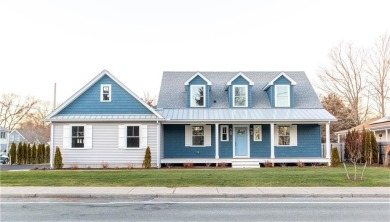 Fall in love with this light and airy NEW CONSTRUCTION custom on Potowomut Golf Club in Rhode Island - for sale on GolfHomes.com, golf home, golf lot