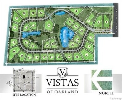 Welcome to the highly anticipated Vistas of Oakland, located in on The Myth Golf and Banquet - Beaver Creek Links in Michigan - for sale on GolfHomes.com, golf home, golf lot