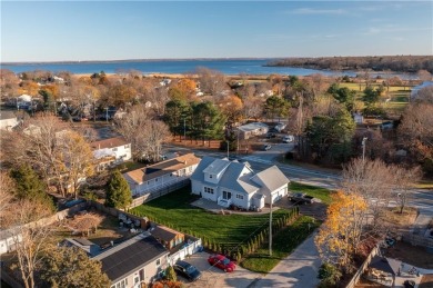 Fall in love with this light and airy NEW CONSTRUCTION custom on Potowomut Golf Club in Rhode Island - for sale on GolfHomes.com, golf home, golf lot