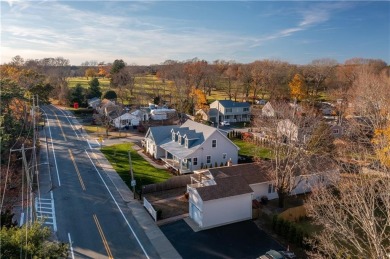 Fall in love with this light and airy NEW CONSTRUCTION custom on Potowomut Golf Club in Rhode Island - for sale on GolfHomes.com, golf home, golf lot