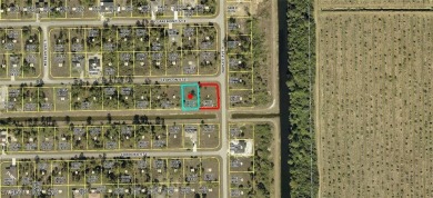 Excellent opportunity backed up to a canal and in an area with on Mirror Lakes Golf Club in Florida - for sale on GolfHomes.com, golf home, golf lot