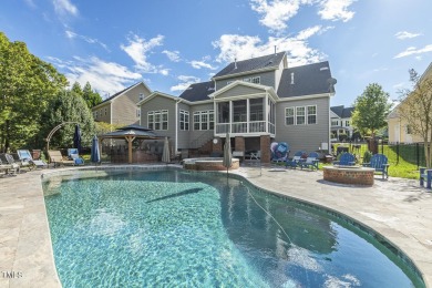 Welcome to this stunning luxury custom home built by Wardson on The Club At Twelve Oaks in North Carolina - for sale on GolfHomes.com, golf home, golf lot