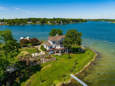 Discover unparalleled luxury on this exclusive private island on Battle Creek Country Club in Michigan - for sale on GolfHomes.com, golf home, golf lot