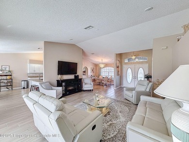 Move in ready, modern home with. 3 bedrooms, 2 full baths + 2 on Glen Lakes Country Club in Florida - for sale on GolfHomes.com, golf home, golf lot