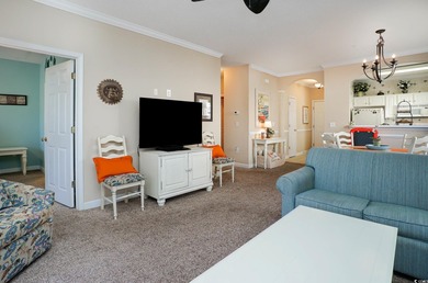 Two-bedroom two bath fully furnished second floor end unit in on Barefoot Resort and Golf Club  in South Carolina - for sale on GolfHomes.com, golf home, golf lot