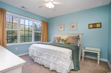 Two-bedroom two bath fully furnished second floor end unit in on Barefoot Resort and Golf Club  in South Carolina - for sale on GolfHomes.com, golf home, golf lot