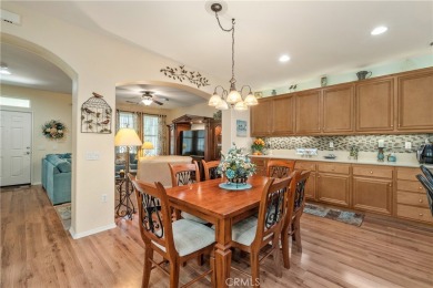 Beautiful 55+ single story home in the gated community of Four on Hemet Golf Club in California - for sale on GolfHomes.com, golf home, golf lot