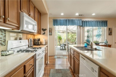 Beautiful 55+ single story home in the gated community of Four on Hemet Golf Club in California - for sale on GolfHomes.com, golf home, golf lot