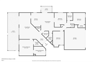 Spacious 4BR/2.5BA single-family home with 2-car garage in on The Carolina Club in Florida - for sale on GolfHomes.com, golf home, golf lot