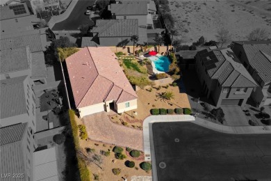 Discover your dream home in this guard-gated golf course on Rhodes Ranch Golf Club in Nevada - for sale on GolfHomes.com, golf home, golf lot