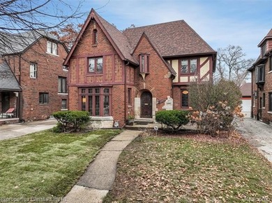 Timeless Tudor architecture and abundant natural light define on Detroit Golf Club  in Michigan - for sale on GolfHomes.com, golf home, golf lot