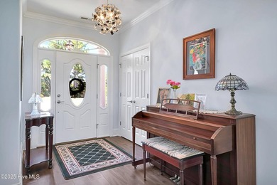 Quality & style combine in this stunning home built by Barker & on Compass Pointe Golf Course in North Carolina - for sale on GolfHomes.com, golf home, golf lot