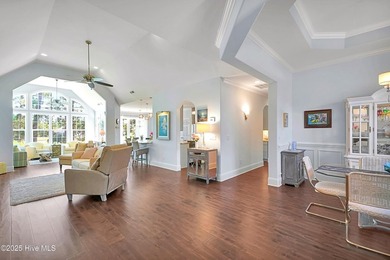 Quality & style combine in this stunning home built by Barker & on Compass Pointe Golf Course in North Carolina - for sale on GolfHomes.com, golf home, golf lot