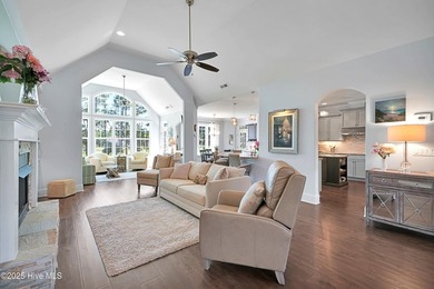 Quality & style combine in this stunning home built by Barker & on Compass Pointe Golf Course in North Carolina - for sale on GolfHomes.com, golf home, golf lot