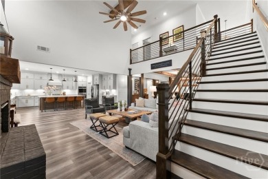 Stunning custom home on the 13th fairway in Traditions of on Traditions of Braselton Golf Club in Georgia - for sale on GolfHomes.com, golf home, golf lot