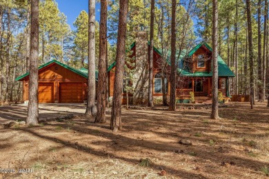 Experience timeless charm and mountain serenity in this fully on White Mountain Country Club in Arizona - for sale on GolfHomes.com, golf home, golf lot