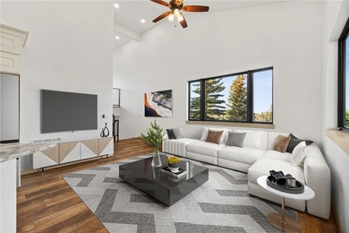 Enjoy sweeping mountain and golf course views from this on Red Lodge Golf Club in Montana - for sale on GolfHomes.com, golf home, golf lot