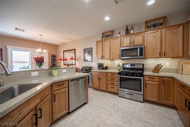 Stunning single-story home in Sun City Aliante! Beautifully on Aliante Golf Club in Nevada - for sale on GolfHomes.com, golf home, golf lot