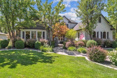 A beautiful French Normandy style former Parade Home that backs on BanBury Golf Club in Idaho - for sale on GolfHomes.com, golf home, golf lot