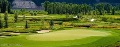 Experience Jackson Hole mountain living at its finest in this on Snake River Sporting Club in Wyoming - for sale on GolfHomes.com, golf home, golf lot