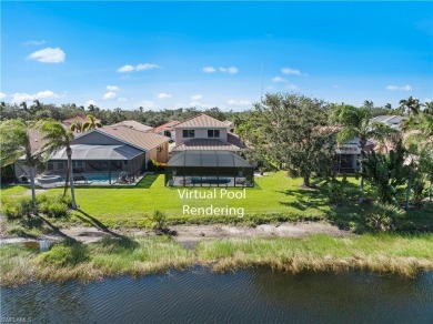 Welcome to this exquisite lakefront home in the sought-after on Estero Country Club in Florida - for sale on GolfHomes.com, golf home, golf lot